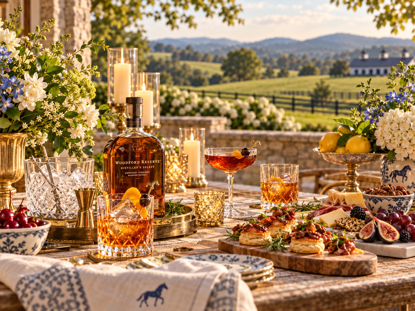 Signature hospitality dinner service scene